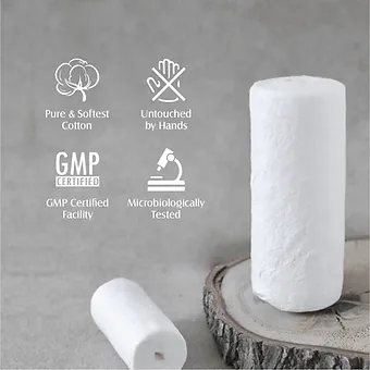 Absorbent Cotton Roll (100 gm in a Ziplock Bag) - Image 5