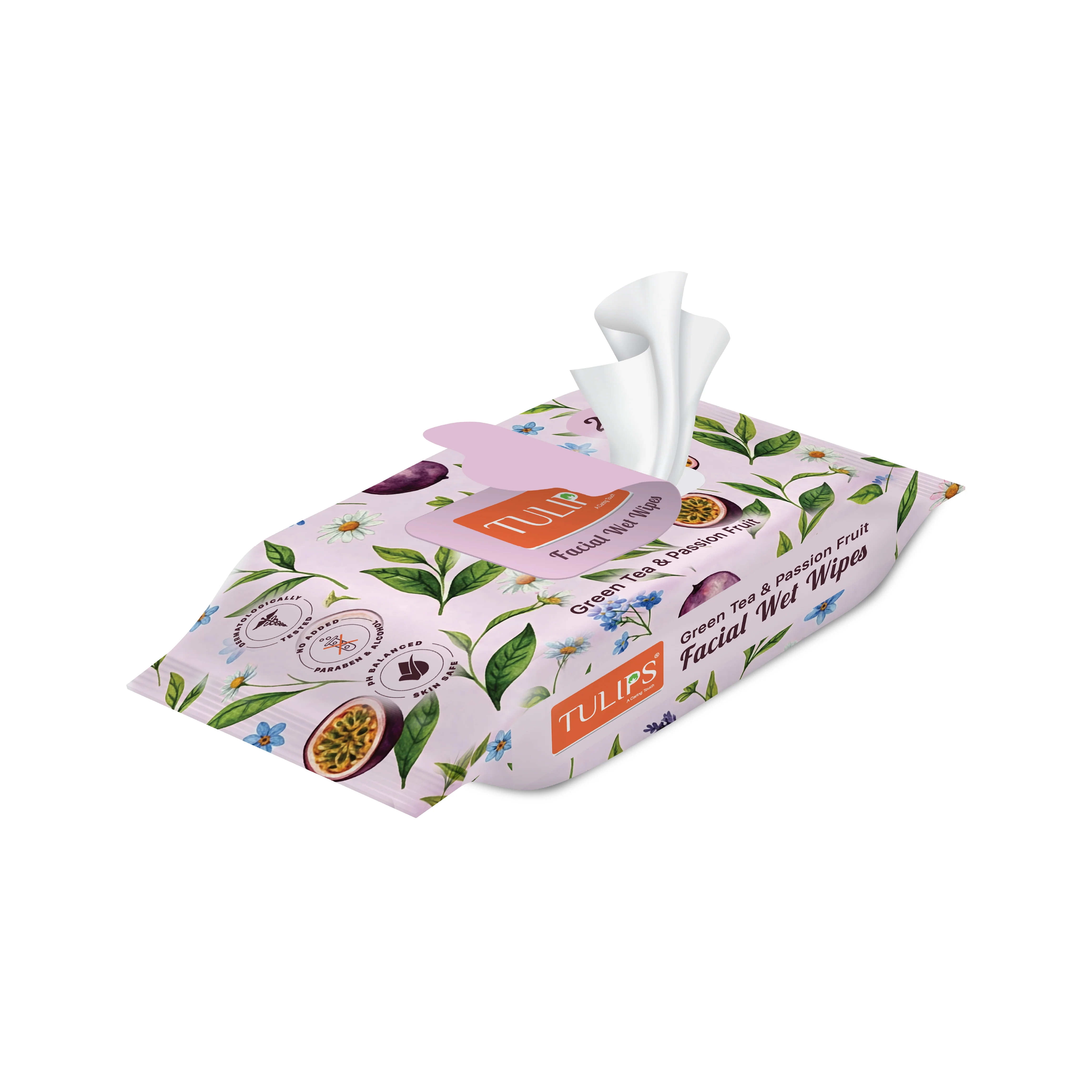 Green Tea & Passion Fruit (25 Wipes) - Image 5