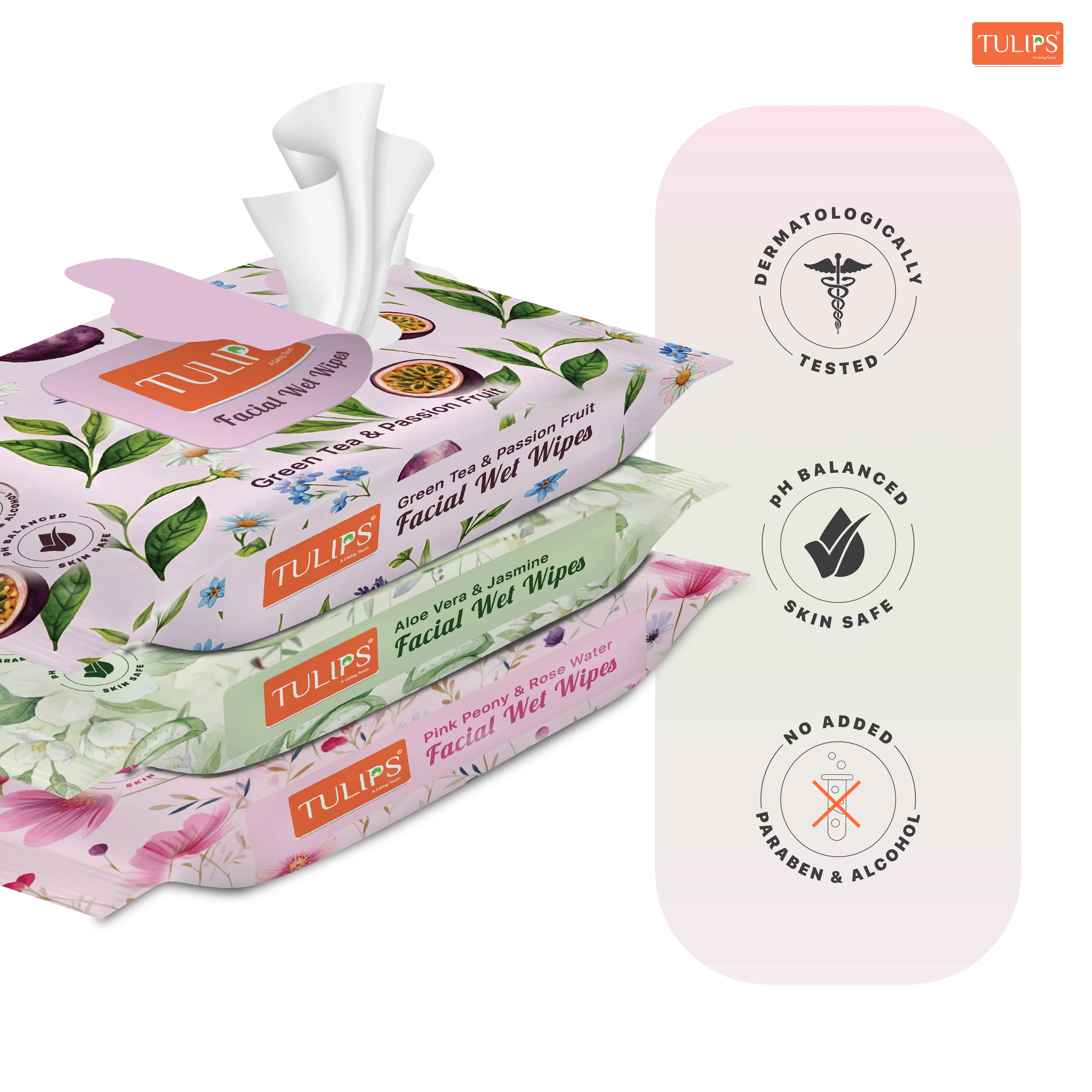 Green Tea & Passion Fruit (25 Wipes) - Image 7