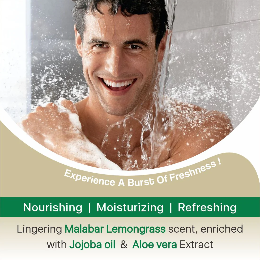 Lemongrass & Aloe Vera (125g) - Handmade Bathing Bar - Image 3