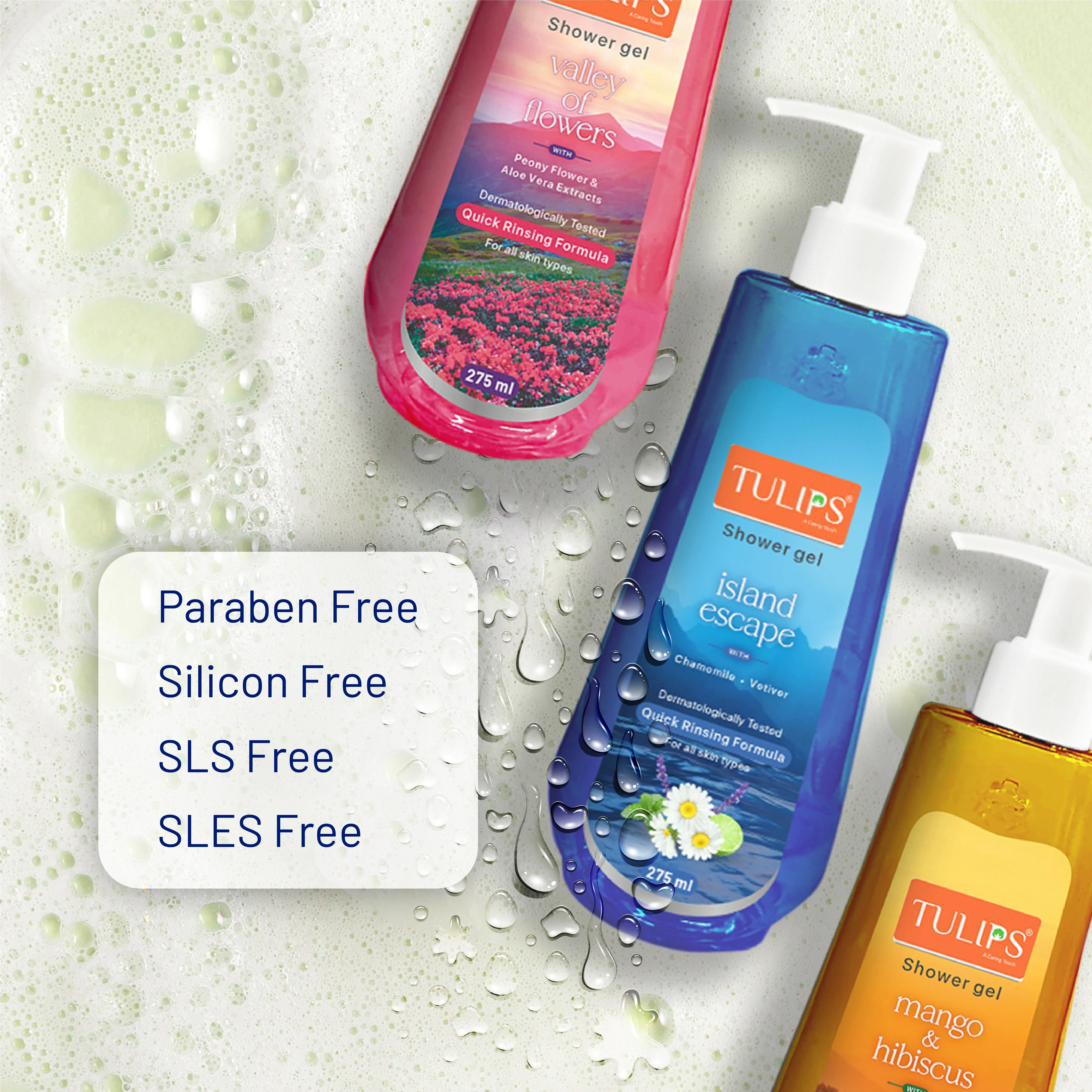 Island Escape Shower Gel (275ml) - Image 4