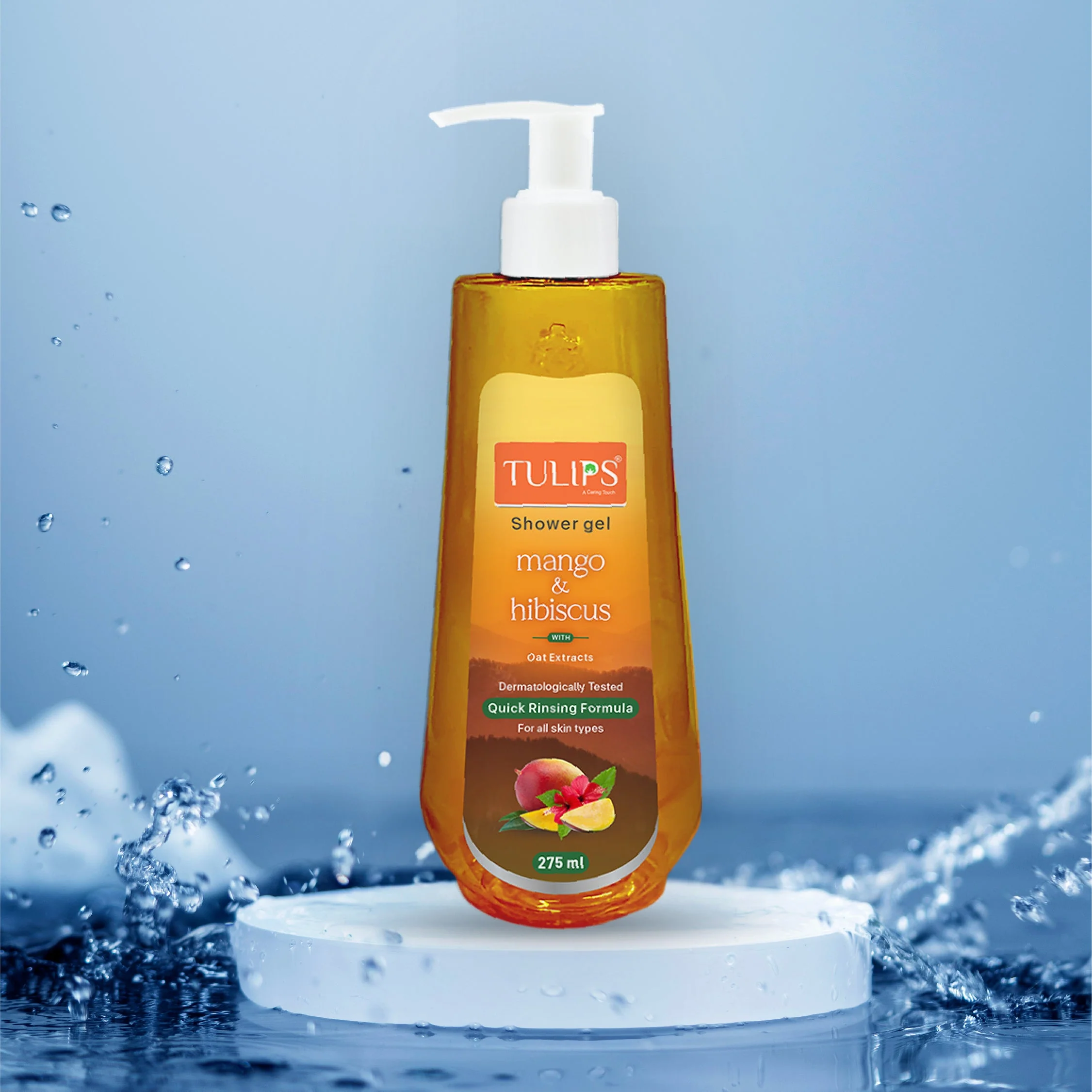 Mango & Hibiscus Shower Gel (275ml) - Image 3