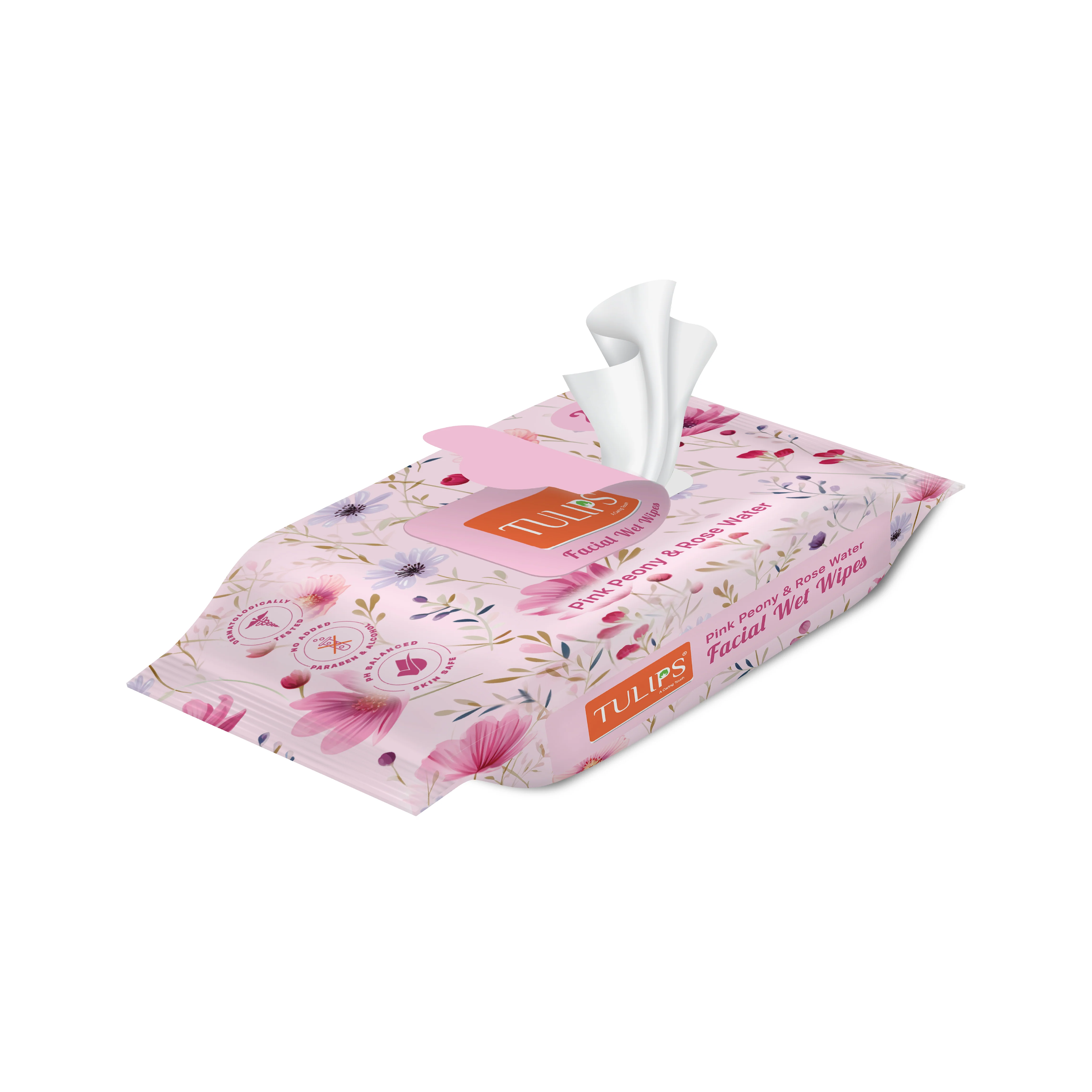 Pink Peony & Rose Water (25 Wipes) - Image 5