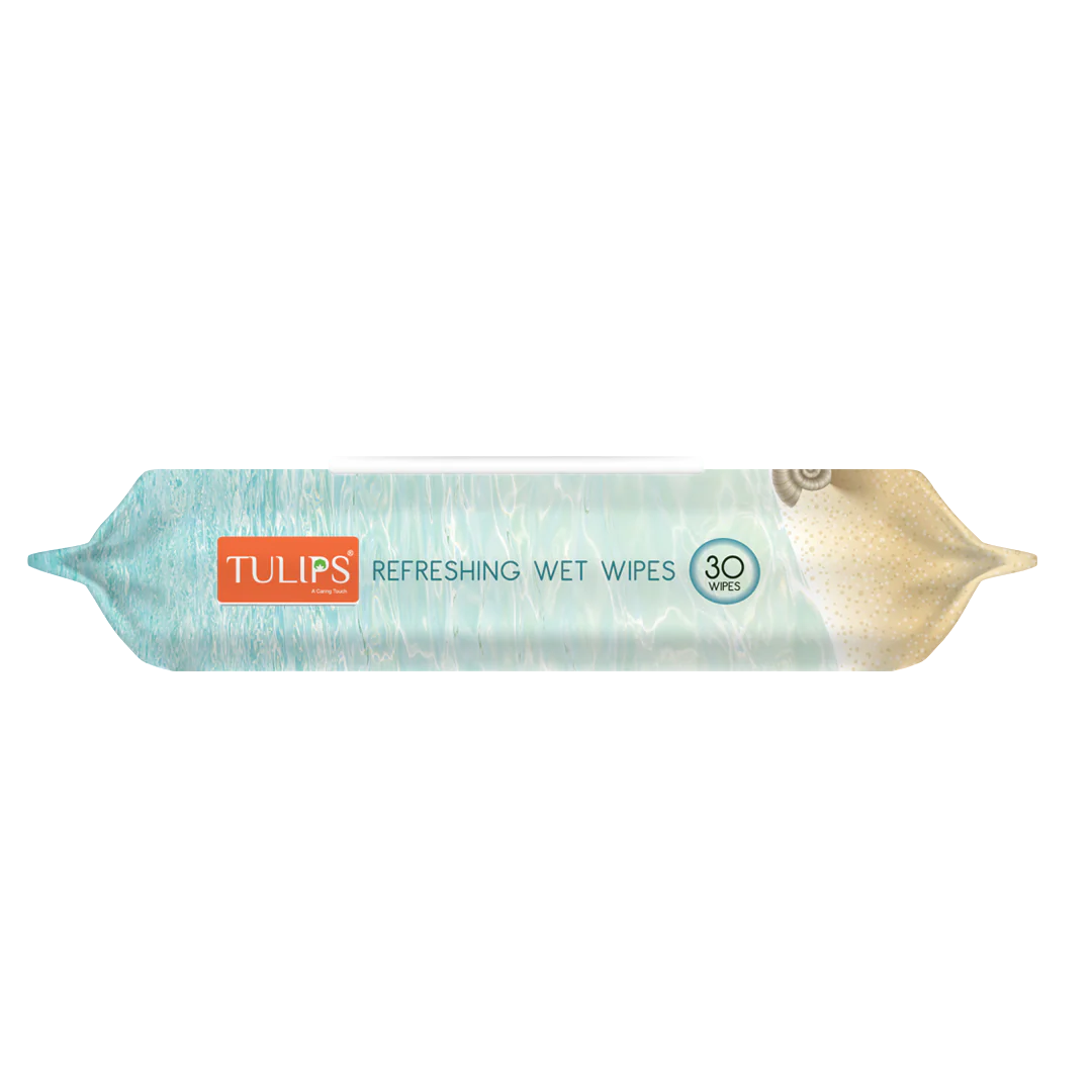 Refreshing Wet Wipes, Tropical Paradise (30 Wipes in a LID Pack) - Image 5