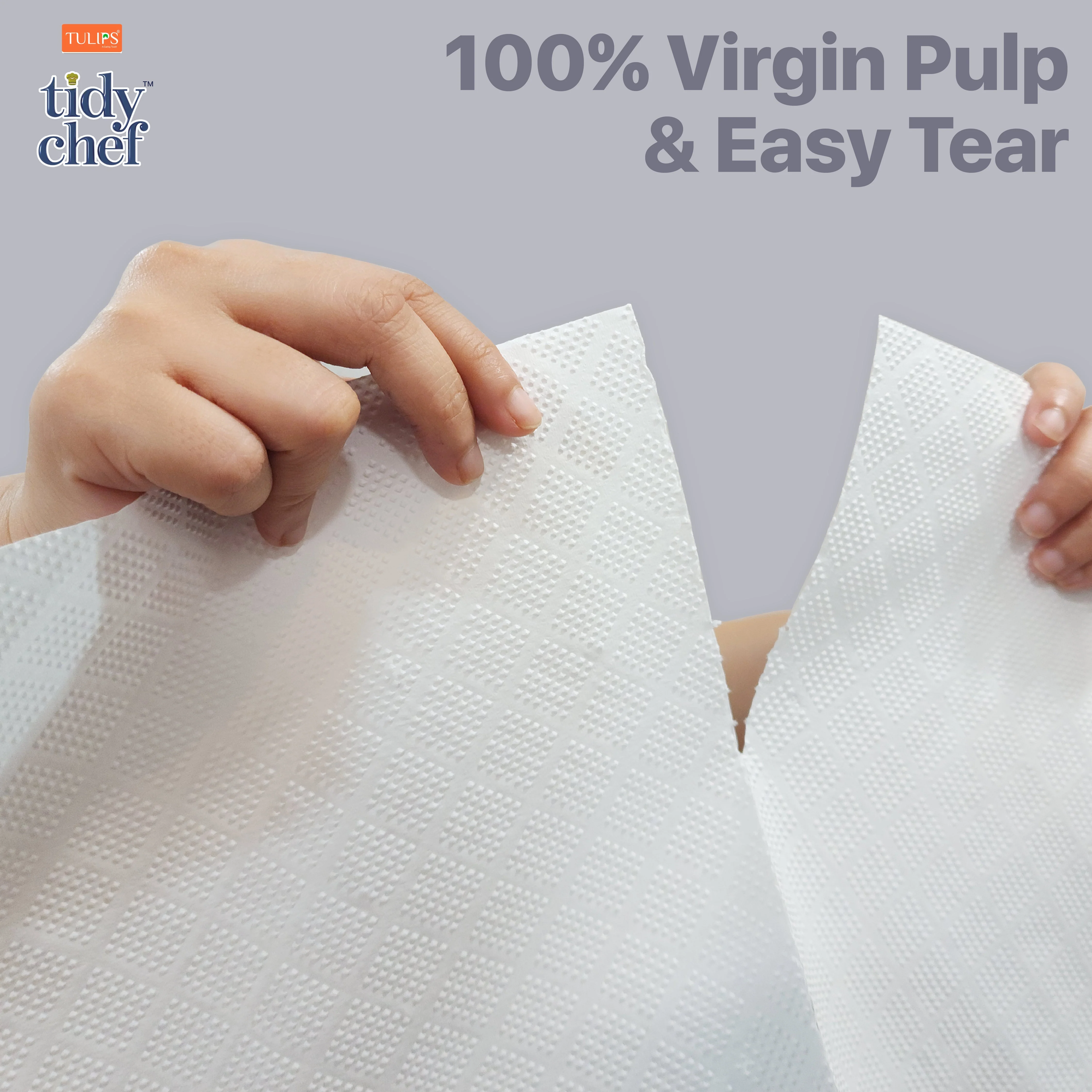 Tidy Chef Paper Kitchen Towels/Roll (80 Pulls, 2 ply) - Image 3