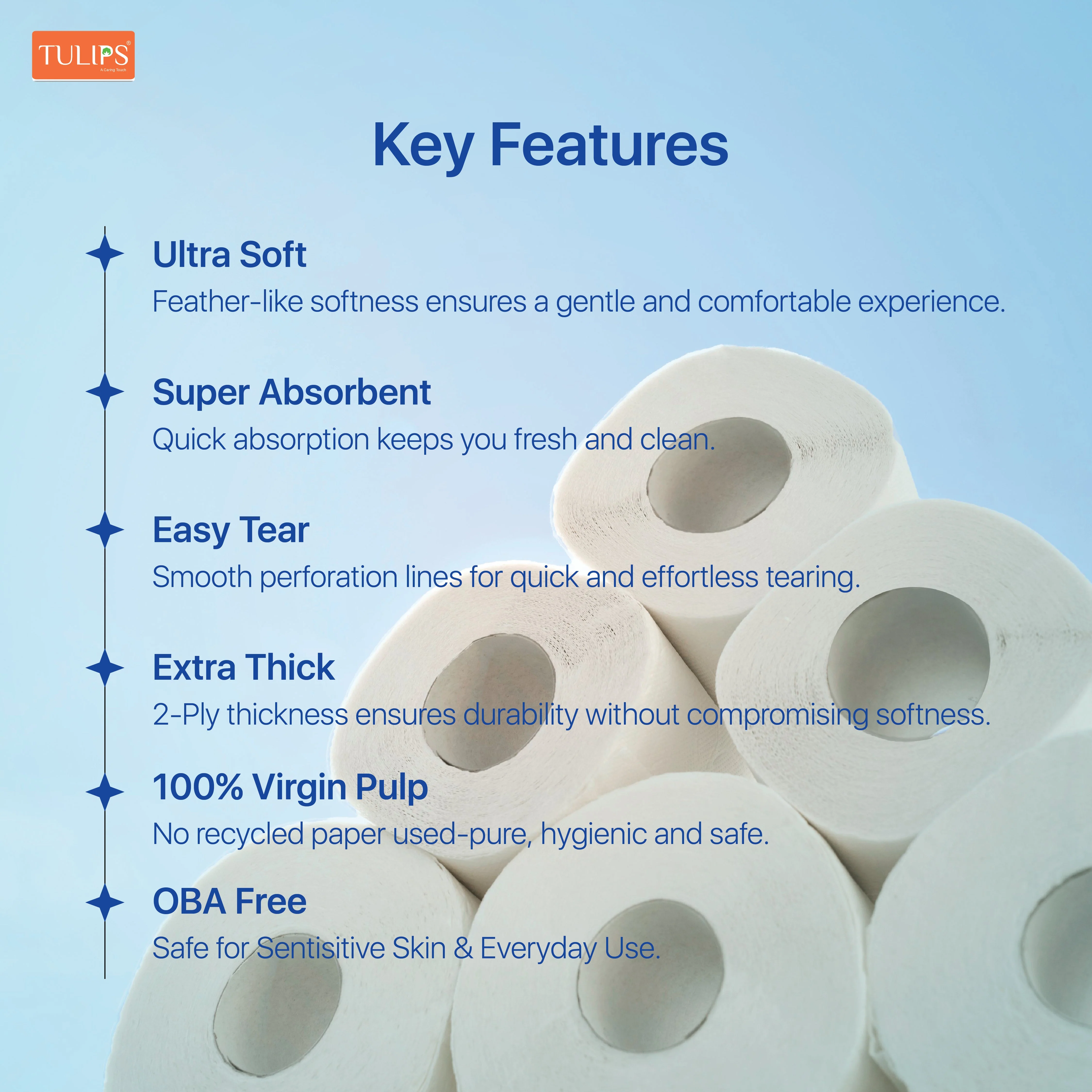 Toilet Roll (300 Pulls I 3 Ply) - Image 4