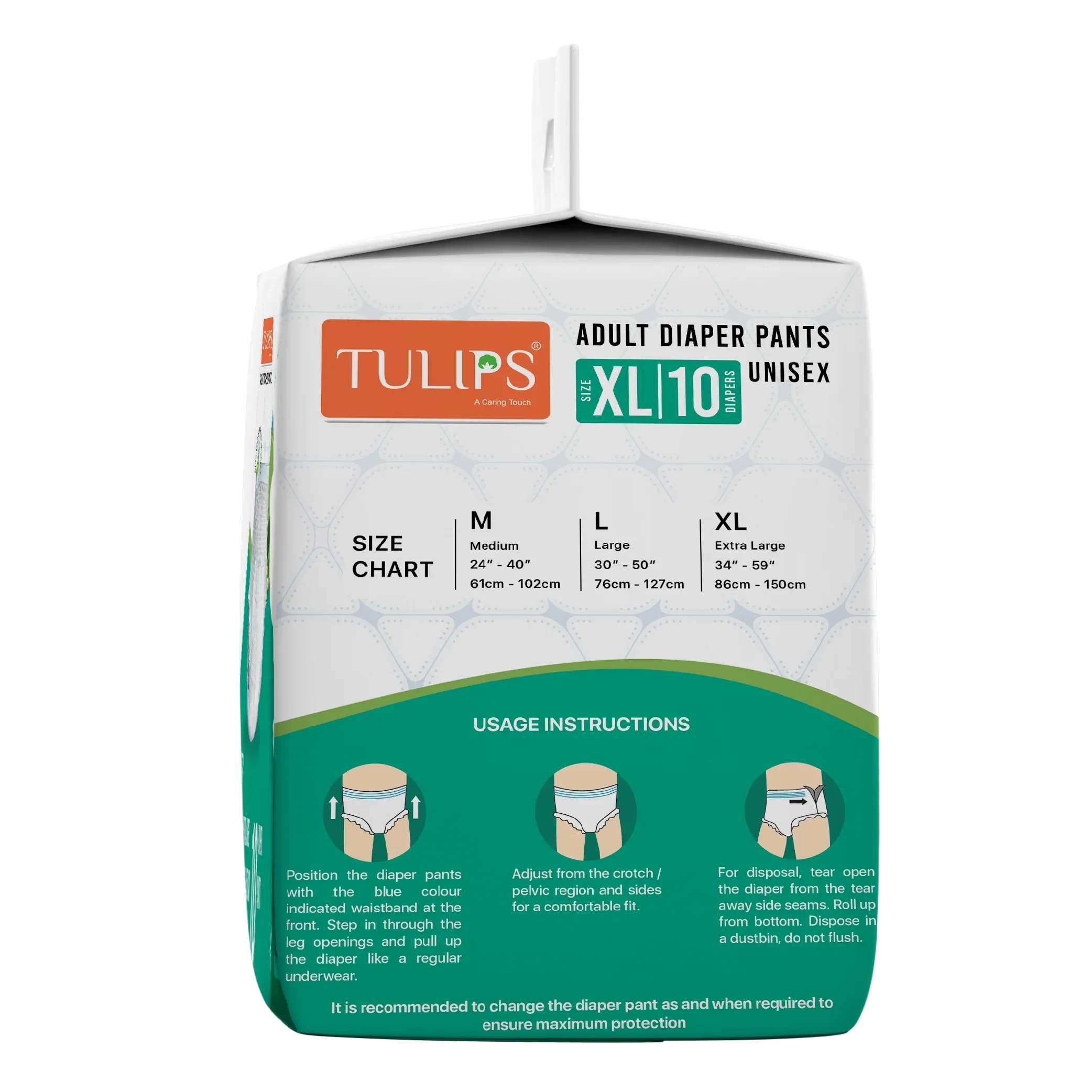 Tulips Adult Diaper Pants - Size XL - Maximum Comfort & Leak Protection - Image 11