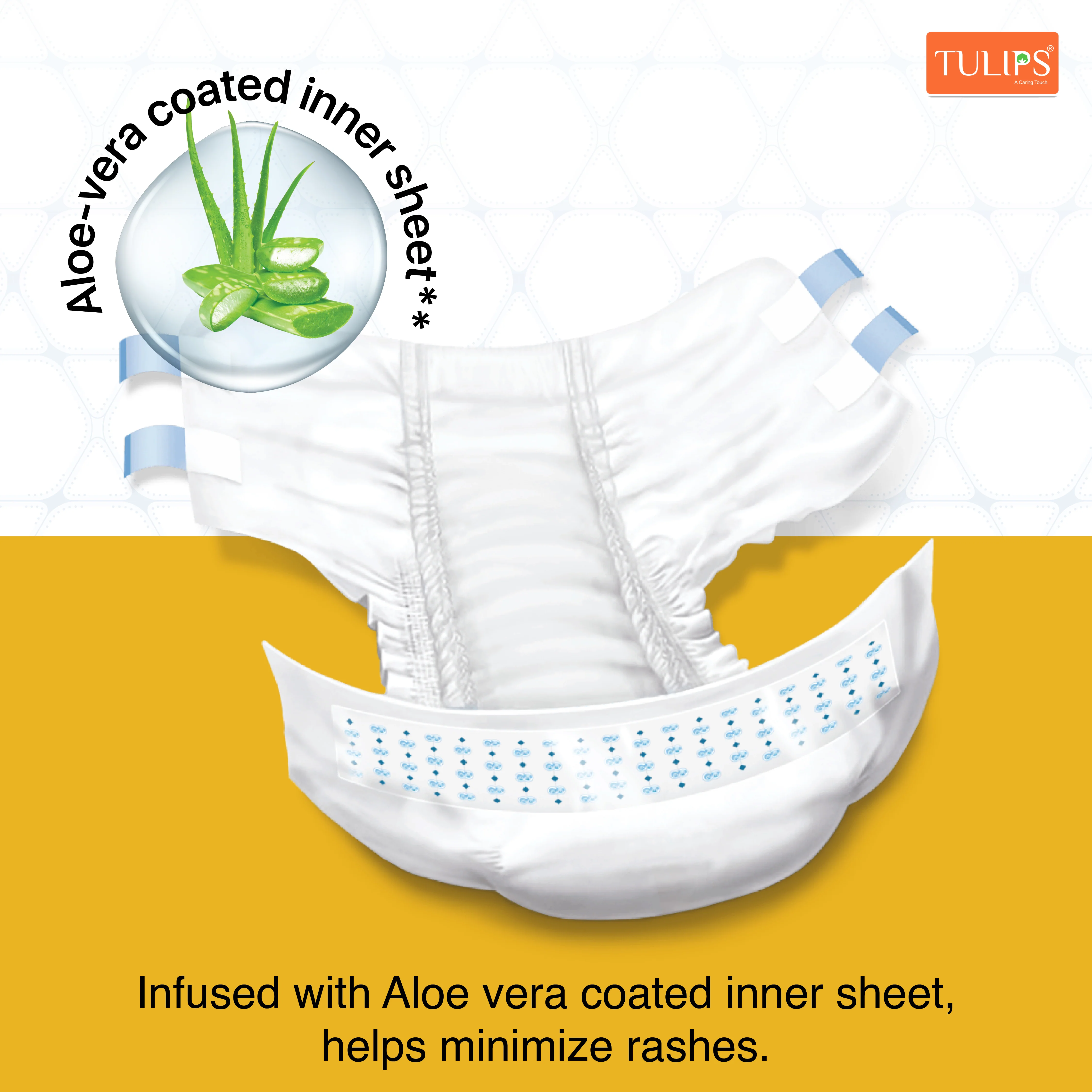 TULIPS Adult Diaper Tape Style - Protection from Urinary Incontinence (Extra Large) - Image 3