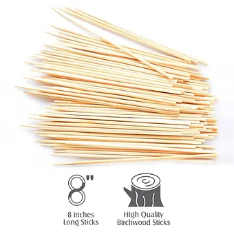 Wooden Skewers (100 Sticks in a Packet) - Image 3